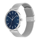 Buy Shop Calvin Klein High Noon Quartz Blue Dial Silver Mesh Bracelet Watch for Men - K8M2112N USA Online