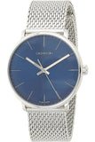 Buy Shop Calvin Klein High Noon Quartz Blue Dial Silver Mesh Bracelet Watch for Men - K8M2112N USA Online