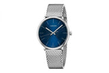 Buy Shop Calvin Klein High Noon Quartz Blue Dial Silver Mesh Bracelet Watch for Men - K8M2112N USA Online