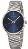 Buy Shop Calvin Klein High Noon Quartz Blue Dial Silver Mesh Bracelet Watch for Men - K8M2112N USA Online