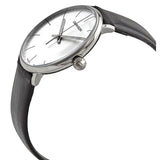 Buy Shop Calvin Klein High Noon Quartz White Dial Black Leather Strap Watch for Men - K8M211C6 USA Online