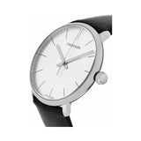 Buy Shop Calvin Klein High Noon Quartz White Dial Black Leather Strap Watch for Men - K8M211C6 USA Online