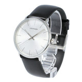 Buy Shop Calvin Klein High Noon Quartz White Dial Black Leather Strap Watch for Men - K8M211C6 USA Online