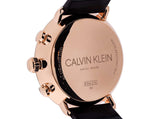 Buy Shop Calvin Klein High Noon Silver Dial Brown Leather Strap Watch for Men - K8M276G6 USA Online