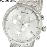 Buy Shop Calvin Klein High Noon Silver Dial Silver Mesh Bracelet Watch for Men - K8M27126 USA Online