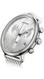 Buy Shop Calvin Klein High Noon Silver Dial Silver Mesh Bracelet Watch for Men - K8M27126 USA Online
