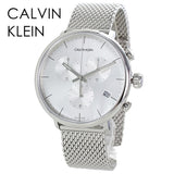 Buy Shop Calvin Klein High Noon Silver Dial Silver Mesh Bracelet Watch for Men - K8M27126 USA Online