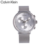Buy Shop Calvin Klein High Noon Silver Dial Silver Mesh Bracelet Watch for Men - K8M27126 USA Online