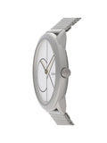 Buy Shop Calvin Klein Minimal White Dial Silver Mesh Bracelet Watch for Women - K3M5215X USA Online