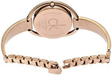 Buy Shop Calvin Klein Impetuos Silver Dial Rose Gold Steel Strap Watch for Women - K4F2N616 USA Online
