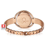 Buy Shop Calvin Klein Impetuos Silver Dial Rose Gold Steel Strap Watch for Women - K4F2N616 USA Online