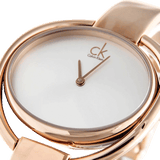 Buy Shop Calvin Klein Impetuos Silver Dial Rose Gold Steel Strap Watch for Women - K4F2N616 USA Online