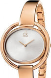 Buy Shop Calvin Klein Impetuos Silver Dial Rose Gold Steel Strap Watch for Women - K4F2N616 USA Online