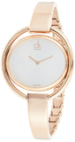 Buy Shop Calvin Klein Impetuos Silver Dial Rose Gold Steel Strap Watch for Women - K4F2N616 USA Online