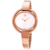 Buy Shop Calvin Klein Impetuos Silver Dial Rose Gold Steel Strap Watch for Women - K4F2N616 USA Online