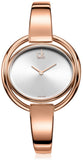 Buy Shop Calvin Klein Impetuos Silver Dial Rose Gold Steel Strap Watch for Women - K4F2N616 USA Online