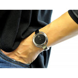 Buy Shop Calvin Klein Impetuous Black Dial Silver Steel Strap Watch for Women - K4F2N111 USA Online