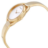 Buy Shop Calvin Klein Impetuous White Dial Gold Steel Strap Watch for Women - K4F2N516 USA Online