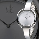 Buy Shop Calvin Klein Impetuous Silver Dial Silver Steel Strap Watch for Women - K4F2N116 USA Online