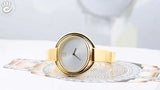 Buy Shop Calvin Klein Impetuous White Dial Gold Steel Strap Watch for Women - K4F2N516 USA Online