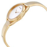 Buy Shop Calvin Klein Impetuous White Dial Gold Steel Strap Watch for Women - K4F2N516 USA Online