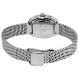 Buy Shop Calvin Klein Incentive Black Dial Silver Mesh Bracelet Watch for Women - K3P23121 USA Online
