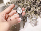 Buy Shop Calvin Klein Incentive Silver Dial Silver Mesh Bracelet Watch for Women - K3P23126 USA Online