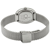 Buy Shop Calvin Klein Incentive Silver Dial Silver Mesh Bracelet Watch for Women - K3P23126 USA Online