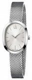 Buy Shop Calvin Klein Incentive Silver Dial Silver Mesh Bracelet Watch for Women - K3P23126 USA Online