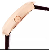 Buy Shop Calvin Klein Incentive White Dial Brown Leather Strap Watch for Women - K3P236G6 USA Online