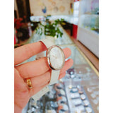 Buy Shop Calvin Klein Incentive White Dial White Leather Strap Watch for Women - K3P231L6 USA Online
