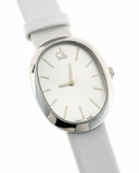 Buy Shop Calvin Klein Incentive White Dial White Leather Strap Watch for Women - K3P231L6 USA Online