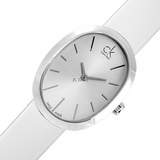 Buy Shop Calvin Klein Incentive White Dial White Leather Strap Watch for Women - K3P231L6 USA Online