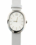 Buy Shop Calvin Klein Incentive White Dial White Leather Strap Watch for Women - K3P231L6 USA Online