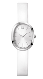 Buy Shop Calvin Klein Incentive White Dial White Leather Strap Watch for Women - K3P231L6 USA Online