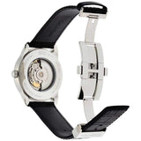 Buy Shop Calvin Klein Infinity Automatic Black Dial Black Leather Strap Watch for Men - K5S341C1 USA Online