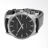 Buy Shop Calvin Klein Infinity Automatic Black Dial Black Leather Strap Watch for Men - K5S341C1 USA Online