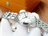 Buy Shop Calvin Klein Infinity Automatic Silver Dial Silver Steel Strap Watch for Men - K5S34146 USA Online