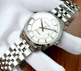 Buy Shop Calvin Klein Infinity Automatic Silver Dial Silver Steel Strap Watch for Men - K5S34146 USA Online
