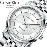 Buy Shop Calvin Klein Infinity Automatic Silver Dial Silver Steel Strap Watch for Men - K5S34146 USA Online