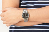 Buy Shop Calvin Klein Infinity Black Dial Silver Steel Strap Watch for Men - K5S34141 USA Online