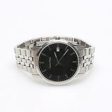 Buy Shop Calvin Klein Infinity Black Dial Silver Steel Strap Watch for Men - K5S34141 USA Online
