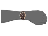 Buy Shop Calvin Klein Infinity Brown Dial Brown Leather Strap Watch for Men - K5S346GK USA Online