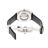 Buy Shop Calvin Klein Infinity Silver Dial Black Leather Strap Watch for Men - K5S341C6 USA Online