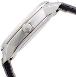 Buy Shop Calvin Klein Infinity Silver Dial Black Leather Strap Watch for Men - K5S341C6 USA Online