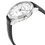 Buy Shop Calvin Klein Infinity Silver Dial Black Leather Strap Watch for Men - K5S341C6 USA Online