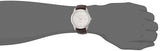 Buy Shop Calvin Klein Infinity Silver Dial Brown Leather Strap Watch for Men - K5S341G6 USA Online