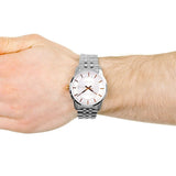 Buy Shop Calvin Klein Infinity Silver Dial Silver Steel Strap Watch for Men - K5S34B46 USA Online