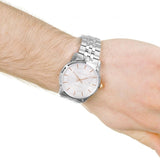 Buy Shop Calvin Klein Infinity Silver Dial Silver Steel Strap Watch for Men - K5S34B46 USA Online