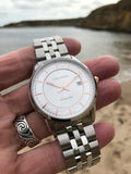 Buy Shop Calvin Klein Infinity Silver Dial Silver Steel Strap Watch for Men - K5S34B46 USA Online